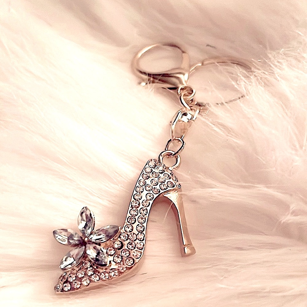New! Bling Stiletto Purse Charm or Keychain - Picture 15 of 16